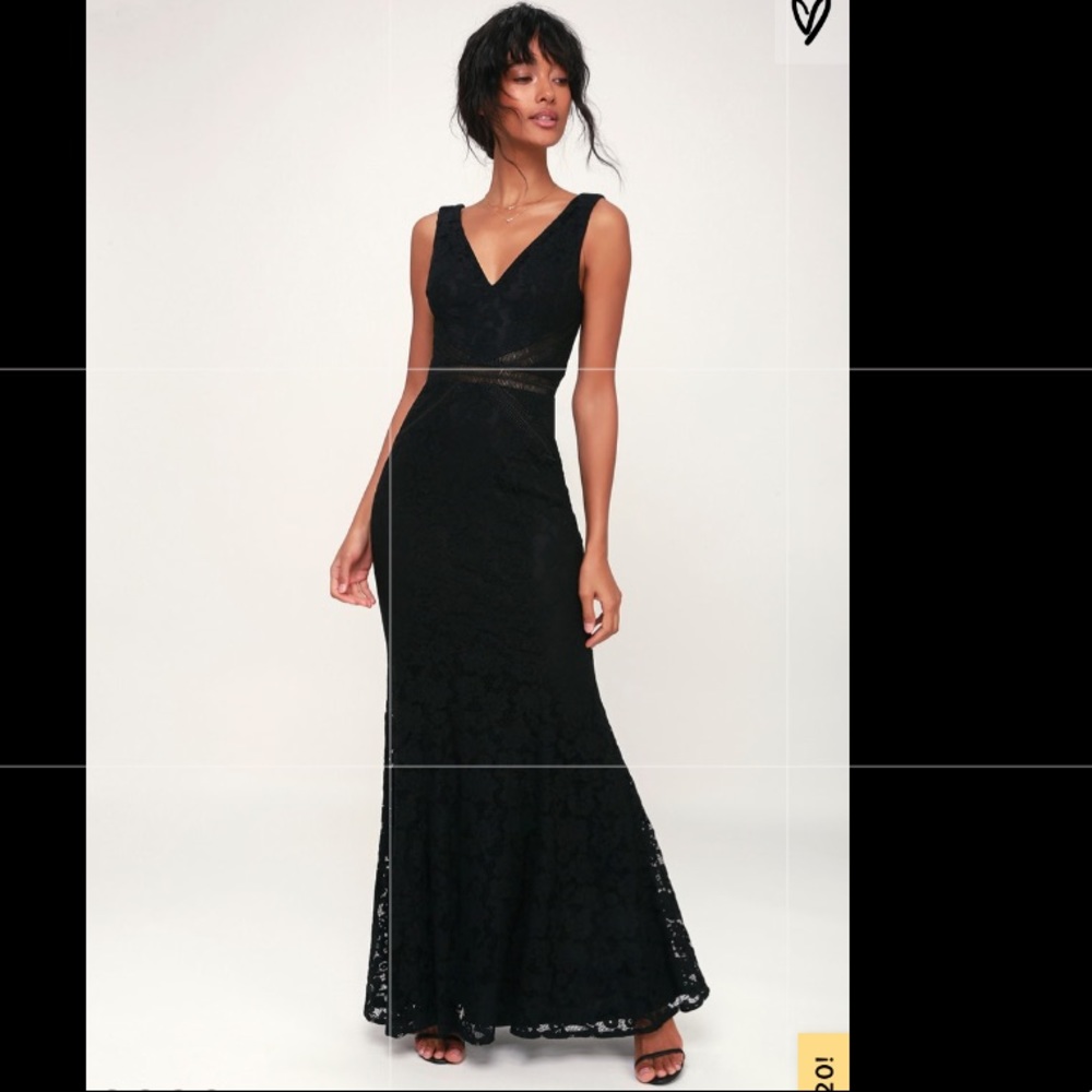 My Forever Black Lace Dress